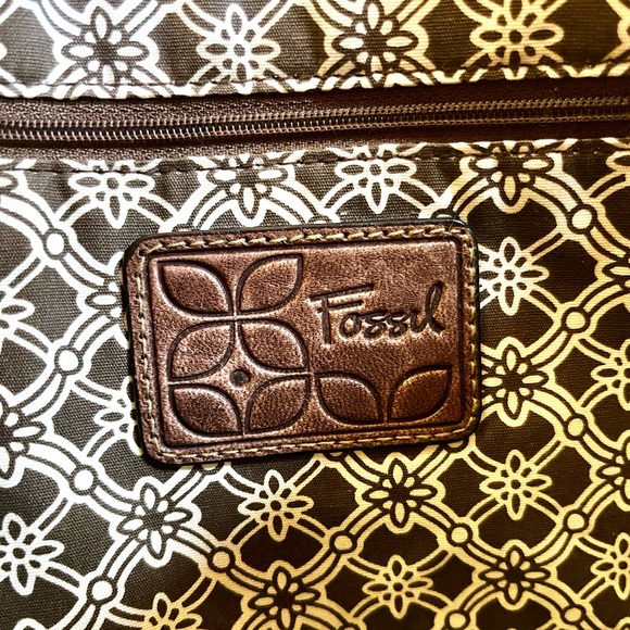 Fossil Talita Patchwork Leather & Suede Shoulder Bag - Picture 10 of 10